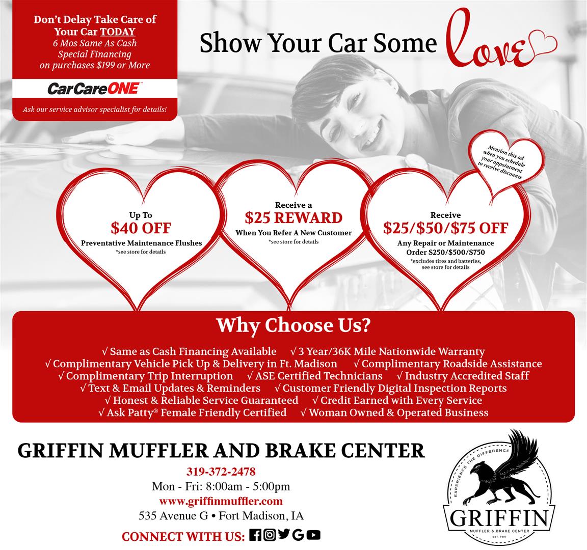 Specials Griffin Muffler & Brake Center LLC